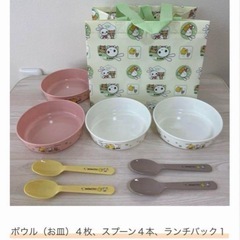 西松屋 子ども用食器セット 食器 カトラリー　みみちゃん の画像