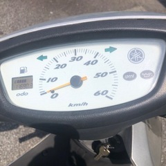 ヤマハ　JOG ジョグ　SA16J 2スト 原付　バイク　シルバーの画像