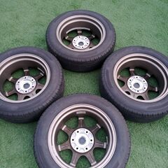 最終値下げ、GIBSON CAMYURA 17x7.0, +38, 106.2, PCD 139.7、タイヤはGOODYEAR NASCARの画像