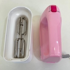 【E25】 ハンドミキサー 調理器具 5段切替　TESCOM テスコム THM26M お菓子やケーキ作り ホイップ時短の画像