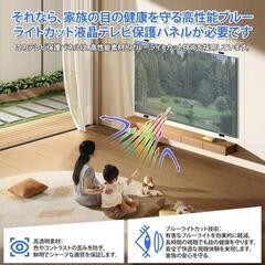 55インチ テレビ 保護パネル 有機EL用 アクリル 取り付け簡単 耐衝撃 軽量 液晶 保護プロテクター 透明 高透過率 指紋防止の画像