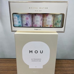 Francfranc ムー超音波式加湿器+アロマウォーターセット