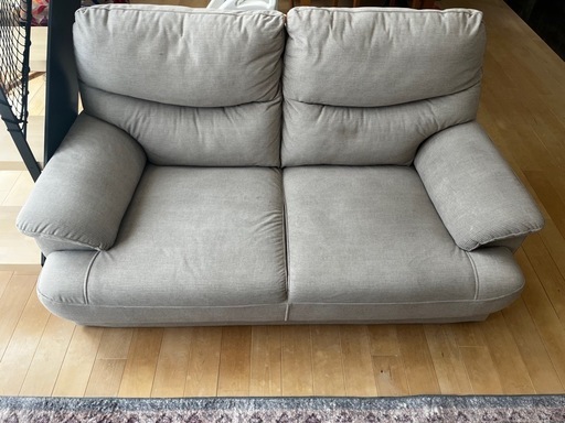 ニトリ　2人掛けソファ