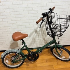 新品未使用16インチ折りたたみ自転車