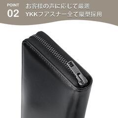 ♥️新品未使用♥️財布 メンズ 長財布　黒　多機能　大容量　贈り物　父の日　プレゼント　小銭入れの画像