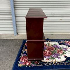 アンティーク★木製和風★キャビネット★引き出し4段★ガラスの画像