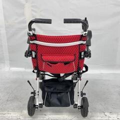 スキップウォーカースマート 電動折り畳み 車椅子折りたたみ電動車椅子 赤 電動車椅子 超軽量 折り畳み 車イス 電動 折りたたみ 車椅子