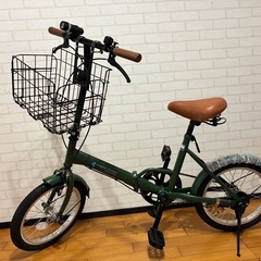 奈良市新品未使用16インチ折りたたみ自転車