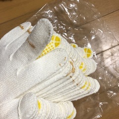 未使用、軍手14枚セットの画像