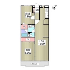 🌈ネット無料 🌈コミコミ価格！翌月家賃0！敷金＆礼金ゼロ！🌈『リブレス牛久  106』M 1higwv - 牛久市