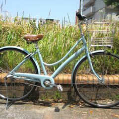 中古自転車 BRIDGESTONE ママチャリ 自転車 内装3段...