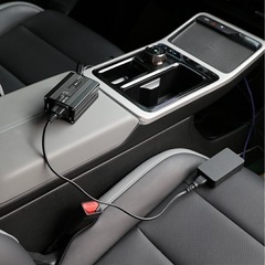 車載インバーター USB-C 20W急速充電 150W 超小型 インバーター シガーソケット コンセント USB-Cポート付き DC12VをAC100Vに変換 車載充電 カーインバーター 車載用インバーター 小型 停電 車中泊 (150W 12V車専用 ヒューズ内蔵)の画像