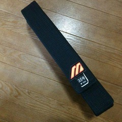 ミズノ Mizuno Mマークの柔道の黒帯