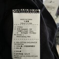 【中古】黒ＴシャツLの画像