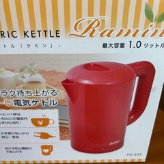 お買い得　早い者勝ちです！新品未使用の電気ケトル　ドリテック　ラ...