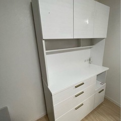 引越し　美品　ニトリ　NITORI ソレル　120センチ　キッチンボード　食器棚の画像