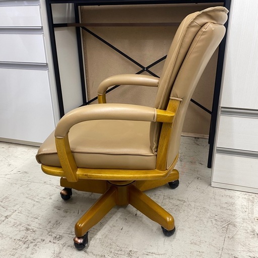 【貞苅椅子】　ダイニングチェア　幅57×奥63×高83～86cm　リサイクルショップ　朝霞市　ケイラック朝霞田島店　志木市　和光市　G