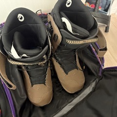 スノボー_DEELUXE_27cm_ブーツ_スノボーケースの画像