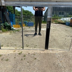 美品！格安！早い者勝ち！まだまだ使えます！大サイズ　鏡３つセット
