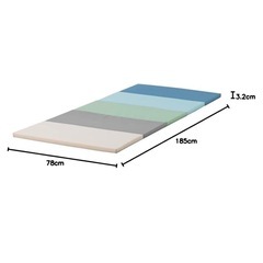 IKEA イケア  折りたたみ式ジムマット, ブルー