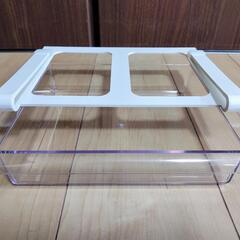 未使用 冷蔵庫の棚に挟んで引き出しにする便利グッズ