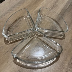 ガラス皿3点セット
