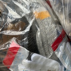 明日　花博にて軍足　手袋　スーパー袋　大量仕入れ大歓迎の画像