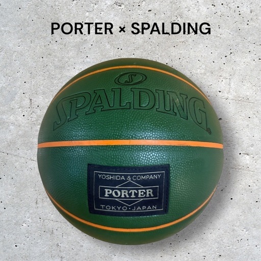 PORTER × SPALDING バスケットボール　コラボ SPALDING × PORTER コラボ バスケットボール 未使用品 - メルカリ