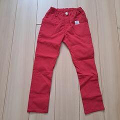 moujonjon  ストレッチパンツ　130サイズ　赤