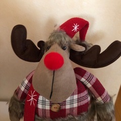極美品、クリスマス足が伸びるトナカイの画像