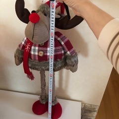 極美品、クリスマス足が伸びるトナカイの画像
