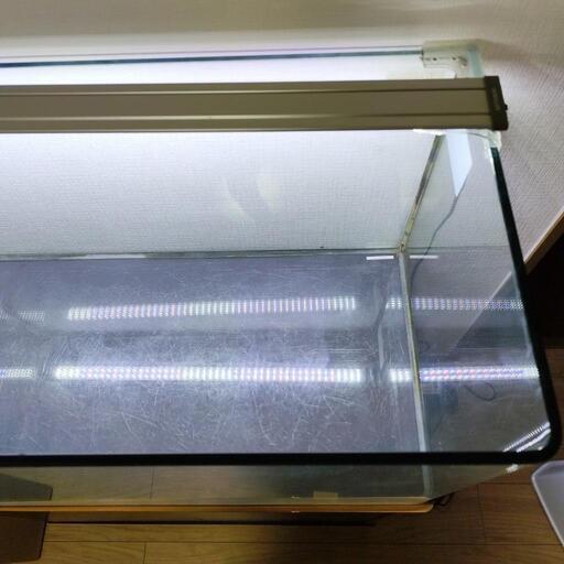 Amazon | DEWEL 水槽台 90センチ 白 組立式水槽台 90cm ウッド
