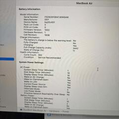 MacBook Air 13inch 2019 core i5の画像