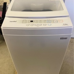 ※ 洗濯機　comfee  5.5kg CAC06EW55/W-S1 2025年製　動作確認済み