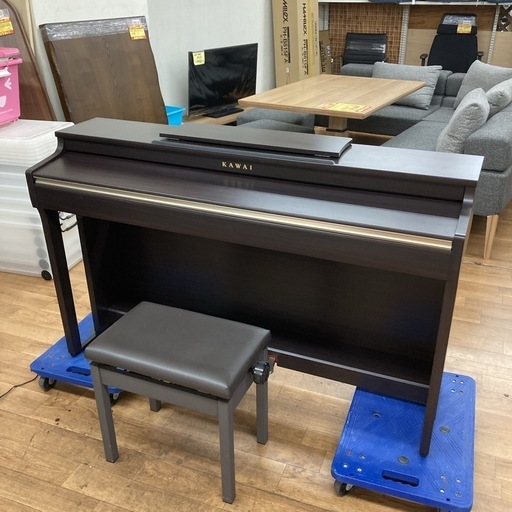 ジモティー限定価格！⭐ S135  KAWAI 電子ピアノ DIGITAL PIANO CN27R 椅子付き 動作確認済み