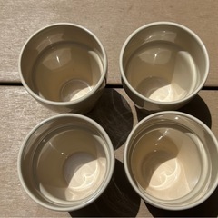 IKEA製　陶器製　タンブラー　カップ　4個セットの画像