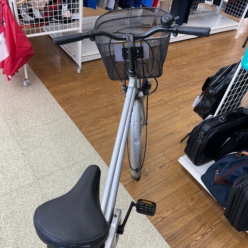 自転車 27インチ シルバー TJ12039