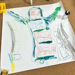 【アトリエべる王子・東十条教室】🎨🌸△と○と⬜︎で、レッツスタンプ‼️😆の画像