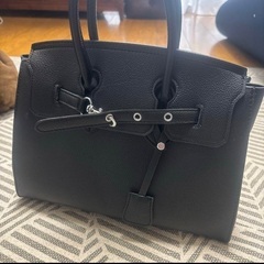 SHEIN ハンドバッグ ショルダーバッグ ブラック 黒の画像