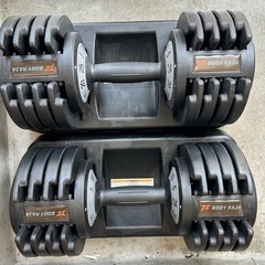 BODY RAJA 可変式ダンベル 25kg 2個セット