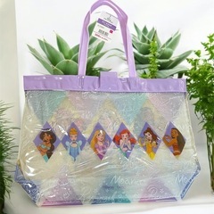 【新品・未使用】ディズニープリンセスプールバッグの画像