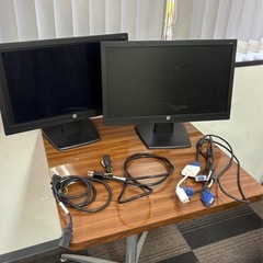 HP パソコン用液晶ディスプレイ(19.5インチ)2台セット