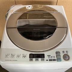 洗濯機SHARP INVERER9Kg 2015年式 