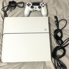 PS4 ホワイト 本体 コントローラー付き すぐ遊べる