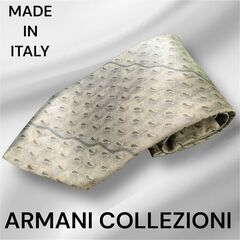 ARMANI COLLEZIONI ネクタイ イタリア製 ペイズリー柄
