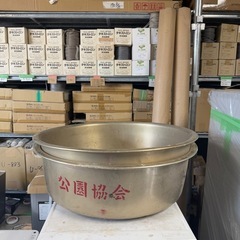 金盥 金たらい タライ の画像
