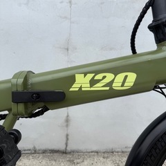 【美品】福岡 低走行車 PYKES PEAK X20 E-BIKE 電動自転車の画像