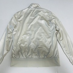 ZOY Lサイズ ライトベージュ×ピンク　ジップアップジャケット の画像