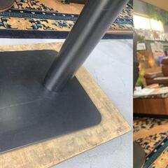 B20★カウンターテーブル★ハイテーブル バーテーブル W121cm H95cm フック付き オシャレ ダイニング 飲食店 の画像