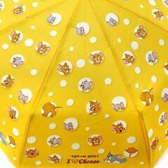 【値引き 非売品】新品未開封 トムとジェリー 折りたたみ傘 タグ付きの画像